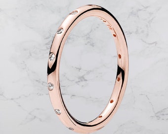 Pandora Ring Rose Gold - Etsy