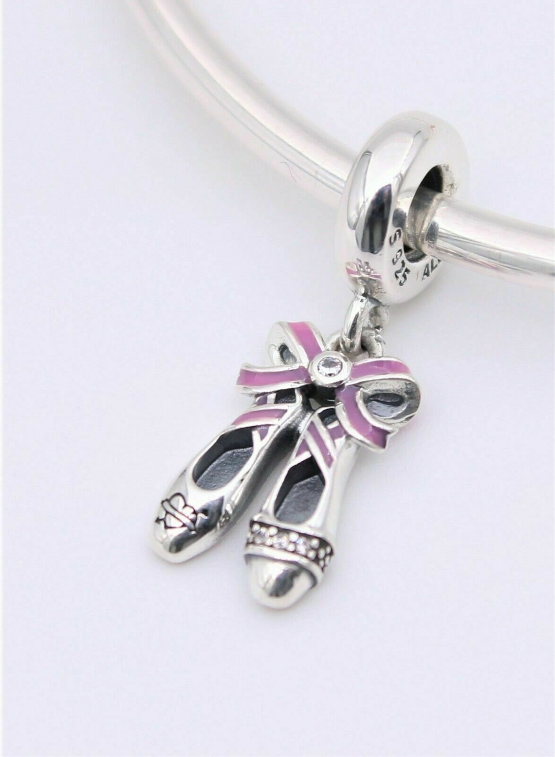 Pandora Pink Ballerina Shoes Dangle Charm 798339CZ charms for Etsy