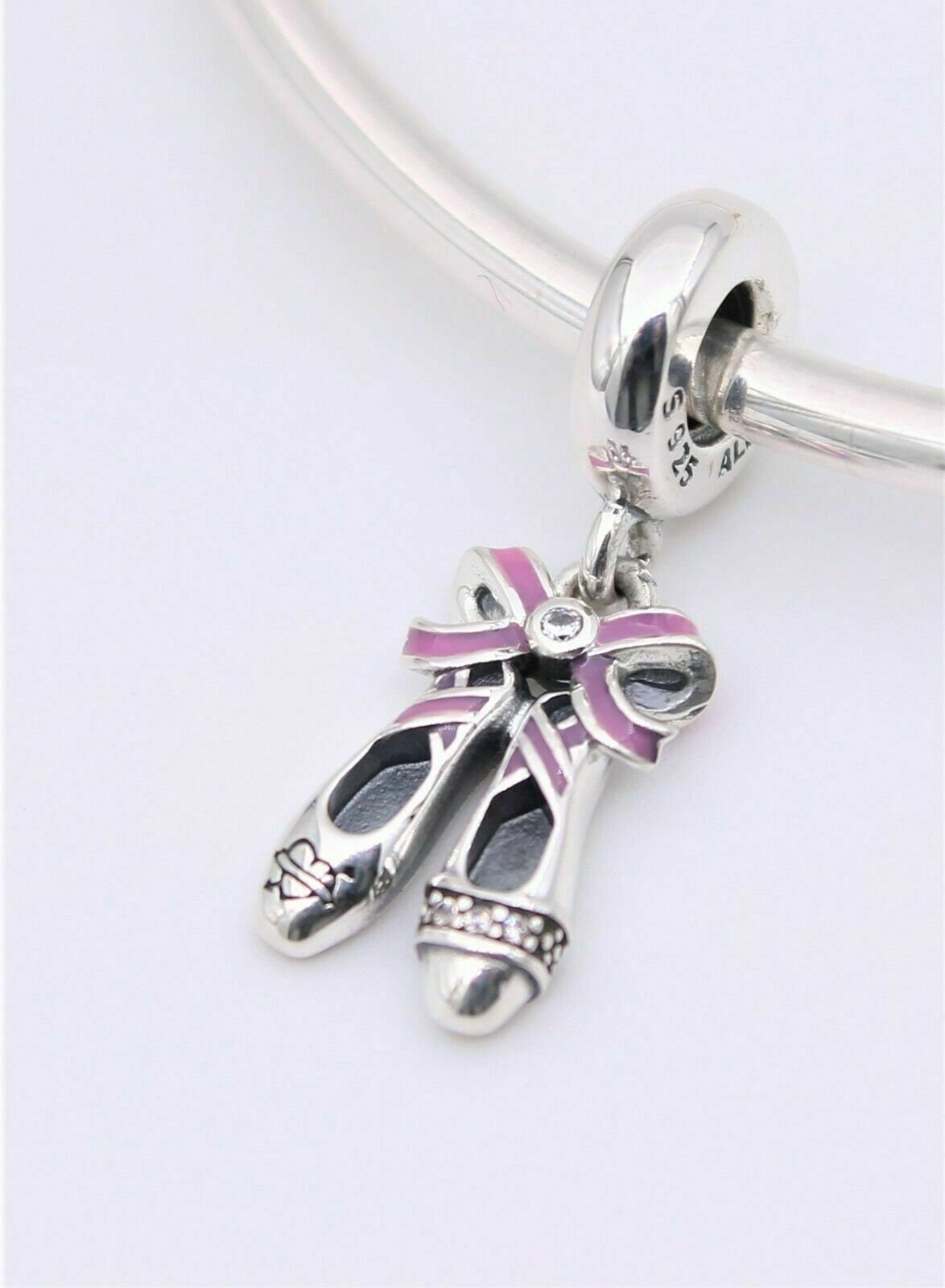 Charm Ballerina Per Braccialetto Italiano - Scarpette Da Danza Smaltate 9mm - Foto 7