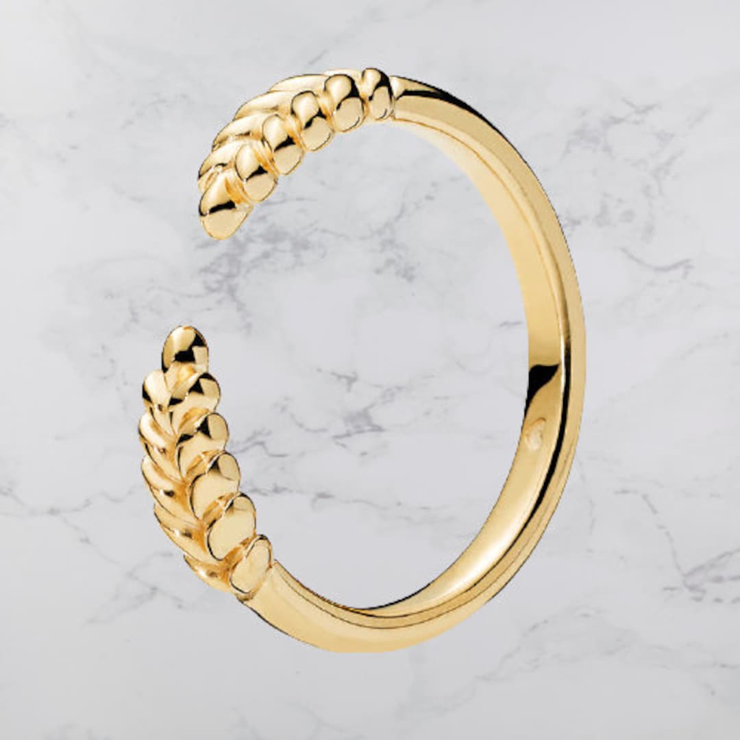 Pandora shine open grains best sale ring