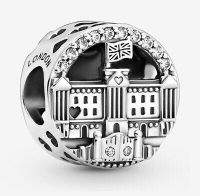 PANDORA London Sparkling Buckingham Charm para collares - Etsy España