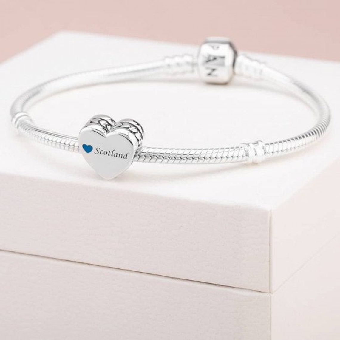Pandora charms bracelet Scotland Love Heart Charm Etsy