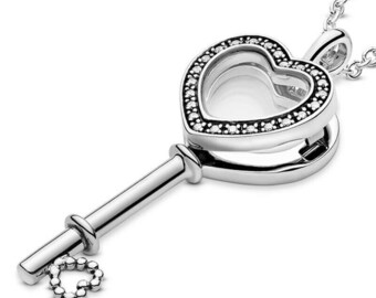 Pandora Charms Floating Heart Locket 