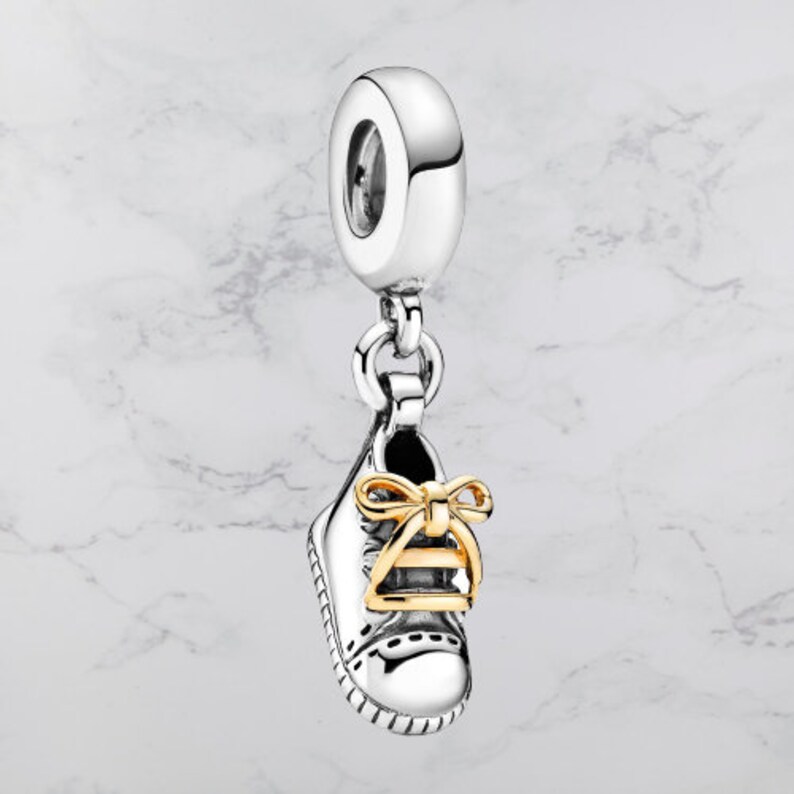 Pandora Baby Shoe Dangle Charm 799075C00 pandora charms with Etsy