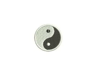 Yin Yang Stickerei Digital Design Instant Digital File Download