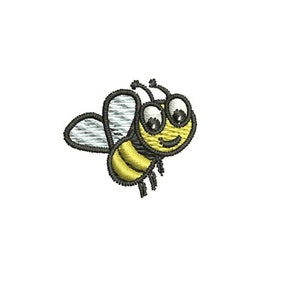 Mini Bee Machine Embroidery Digital Design Datei / Instant Digital File Download