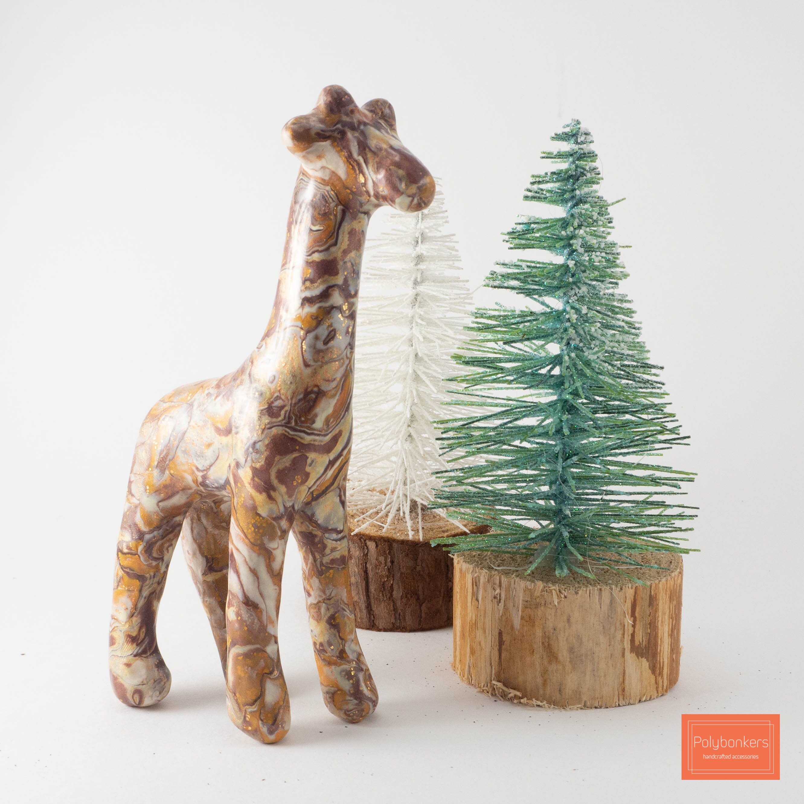 Colourful giraffe ornament/cute home decoration/polymer clay Etsy