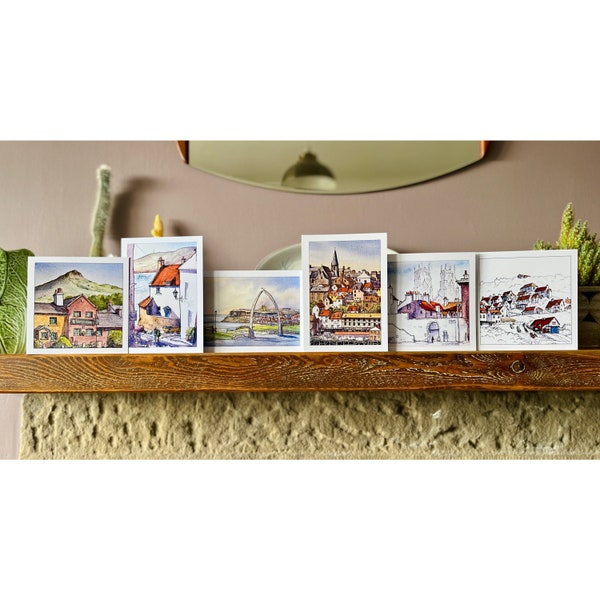 North Yorkshire greetings card Set 2 (6 cards)