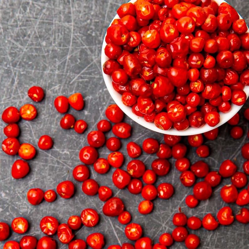 1lb Dried Chiltepin Peppers Chile Tepin by 1400s Spices Etsy