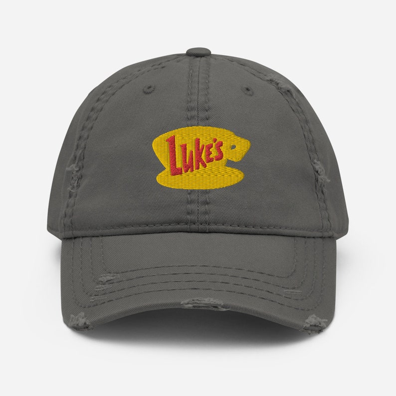Luke/'s Diner Gilmore Girls Embroidered Dad Hat Distressed 4 Colors Available