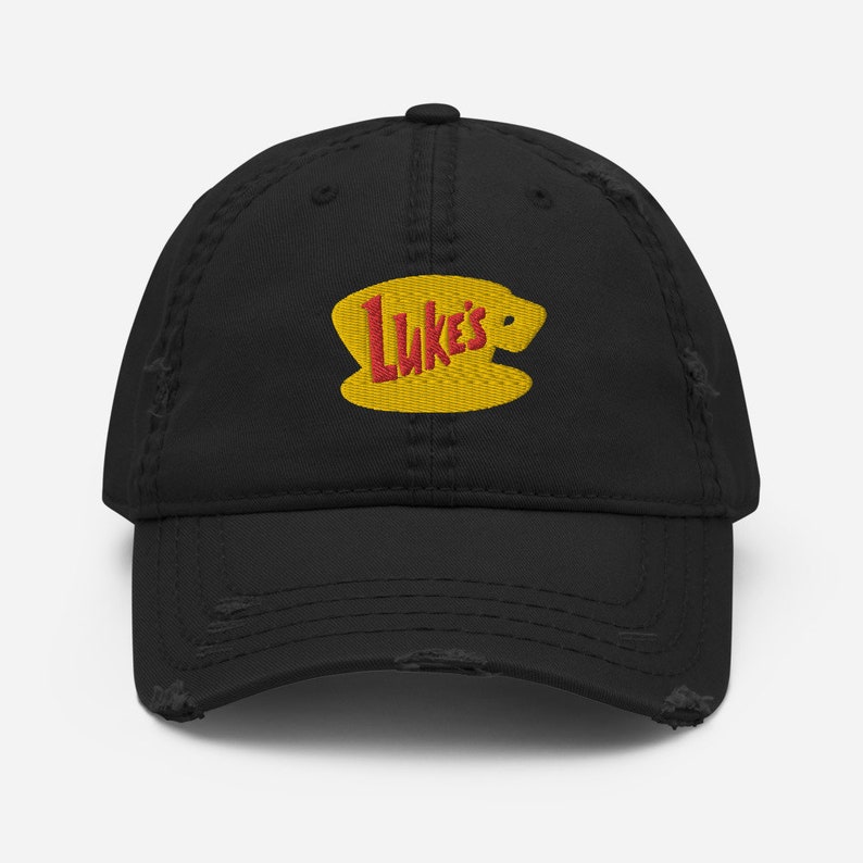 Luke/'s Diner Gilmore Girls Embroidered Dad Hat Distressed 4 Colors Available