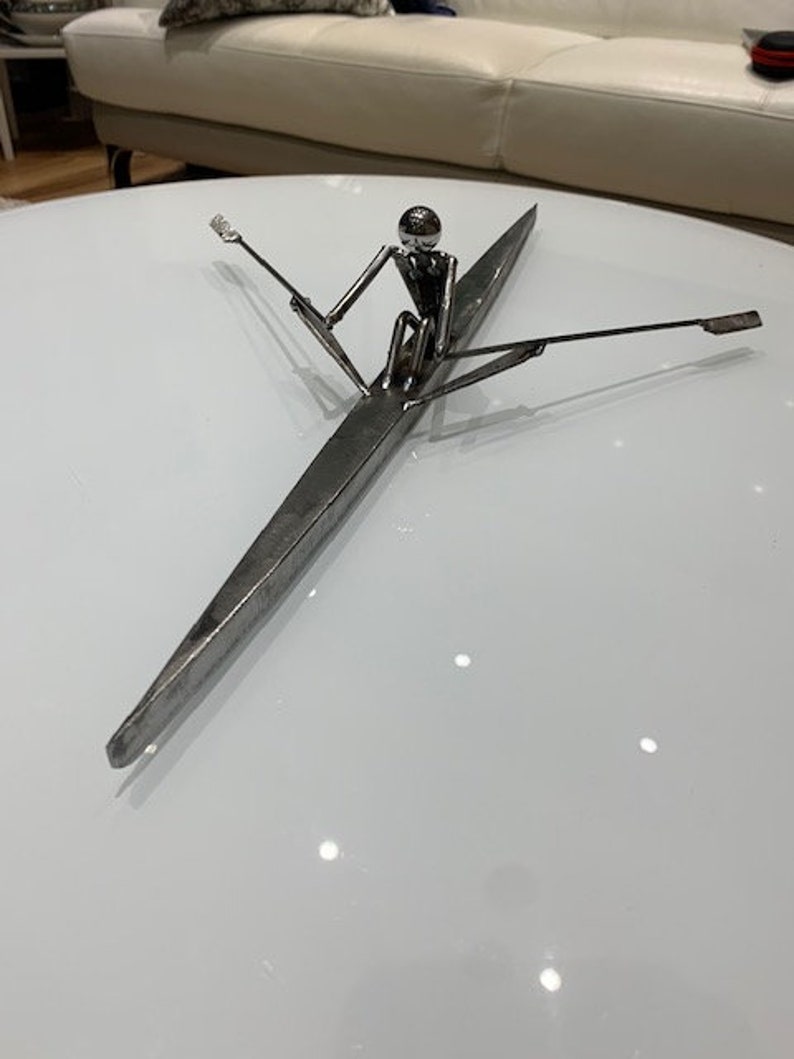 Rowing, Single Skulls, Rowing Gift, Rowing Present, Unique, Metal Art