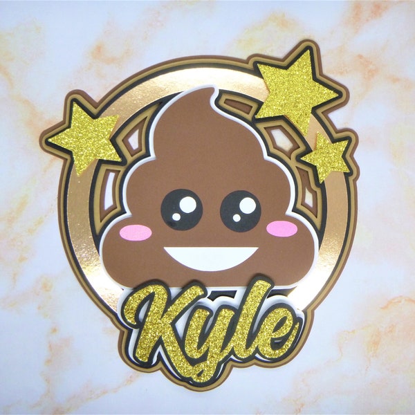 Poop Emoji Cake Decorations Etsy