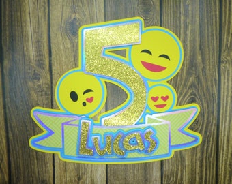 Emoji Cake Topper Etsy