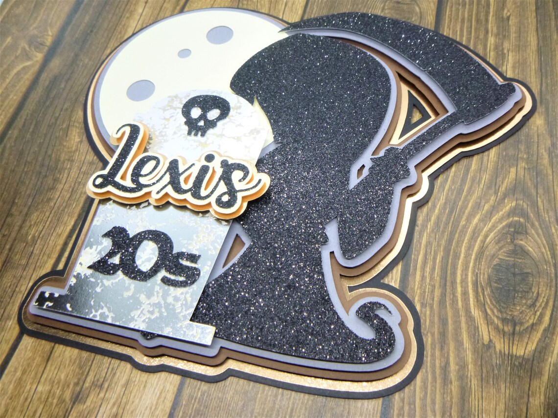 RIP 20s Cake Topper Personalized Birthday Cake Topper | Etsy