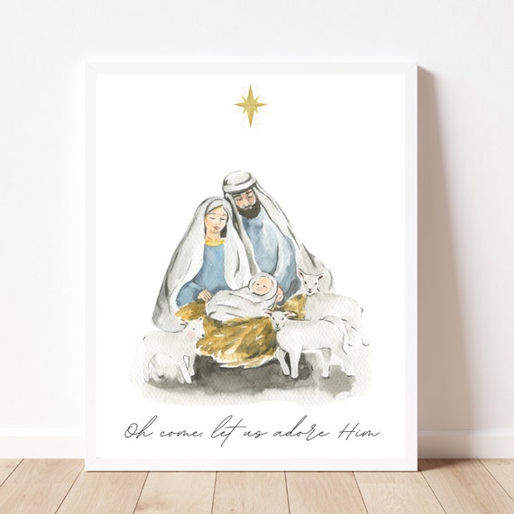 Birth Of Jesus Christ Drawing by Soumen Roy | ArtZolo.com