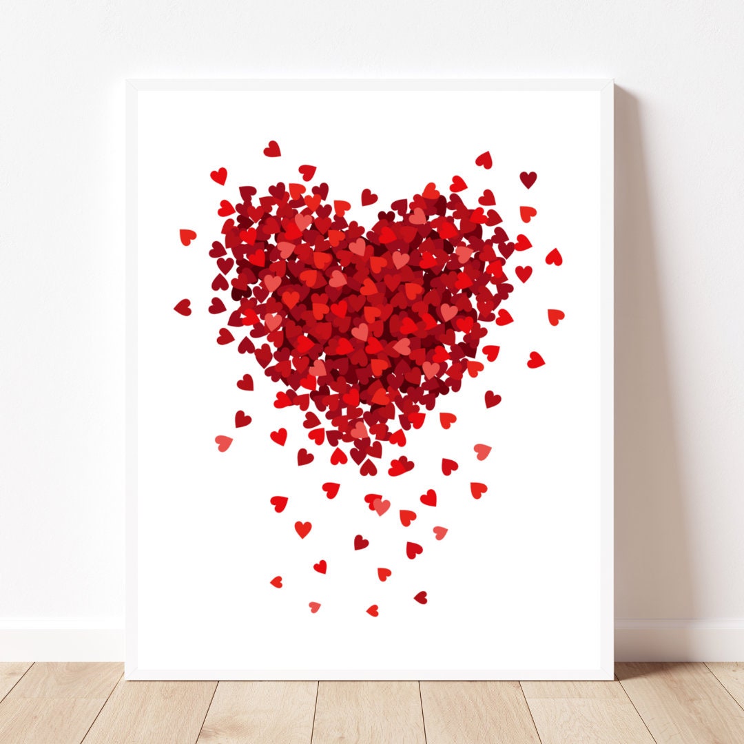 Valentine Day Decor Valentine Prints Valentine Wall Art Valentine Print