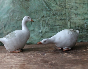 ホワイトセラミックピジョン ローザ リュング スウェーデン レトロ