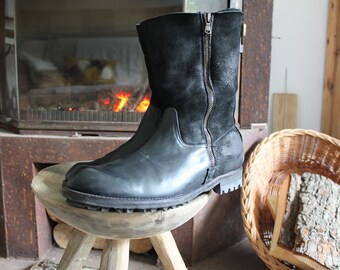 bottes moto vintage