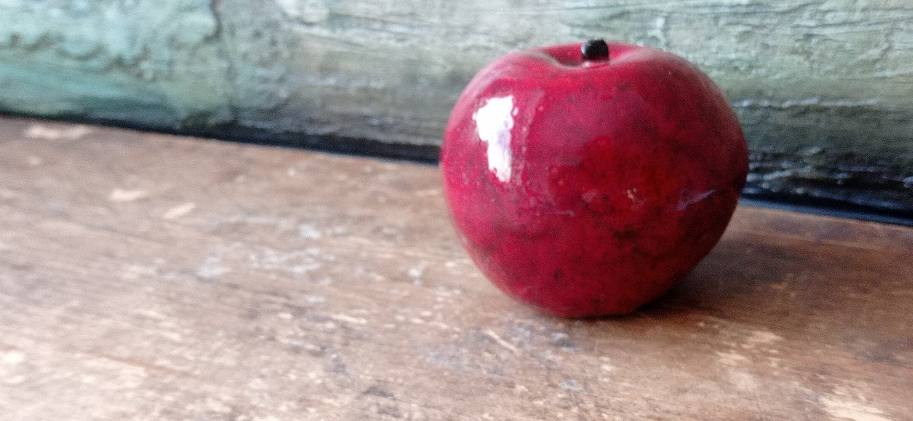 Ceramic Red Apple Home Decor Fruit Design Country Kitchen Etsy