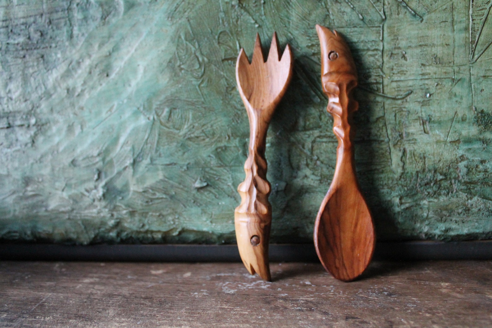 WEKADRIN 2pcs Fish-Shaped Rice Spoons Non Stick Rice Paddle