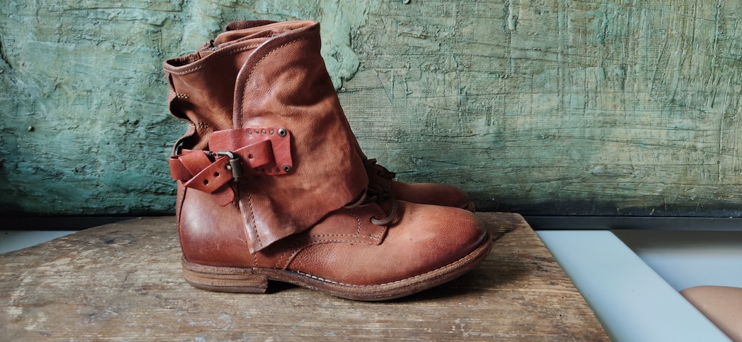 Brown Ankle Boots Airstep AS 98 Fabulous Boots EU 36 Made in Italy