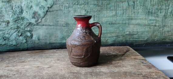 【東ドイツ Strehlaの花瓶】Fat Lava 76 FAT LAVA Strehla 東ドイツ Strehlaの花瓶】Fat Lava 76