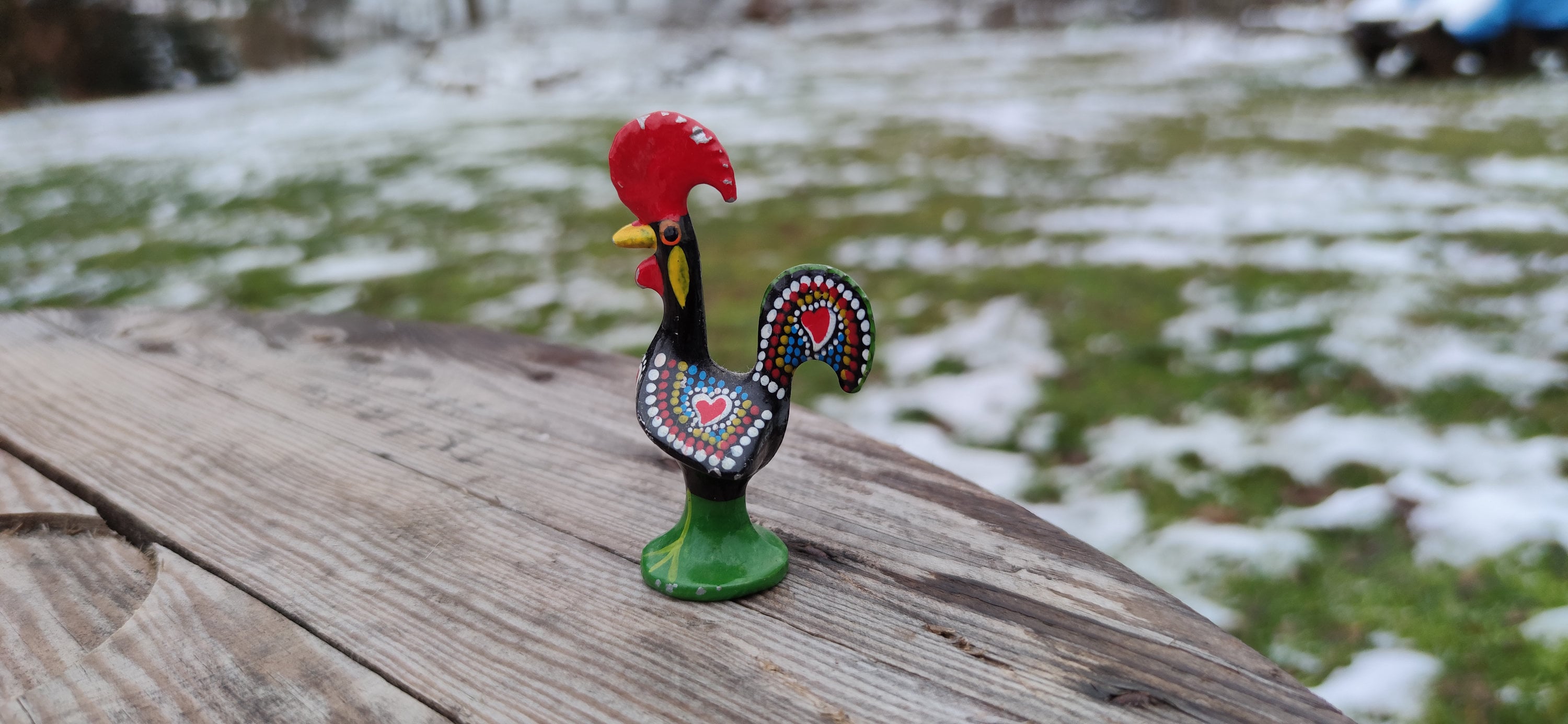219 置物　鶴　　　SOUVENIR FOR FOREIGNERS Portuguese Rooster Galo Barcelos Portuguese Good Luck Rooster Gift