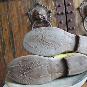 Yellow Ankle Boots Airstep AS 98 Fabulous Boots EU 38 Made in image 10