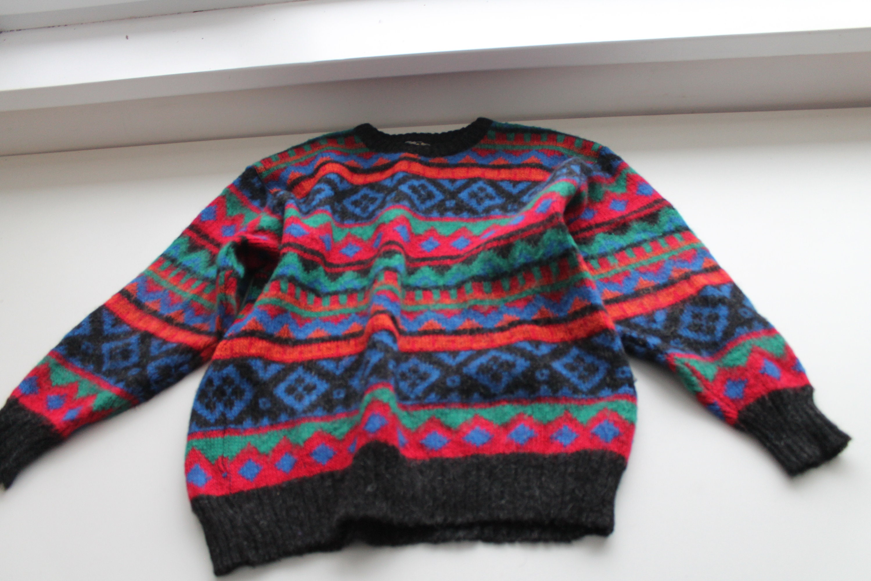 ICEWEAR Damen Pullover Brynja - 100% Islandwolle Mit Traditionellem Muster