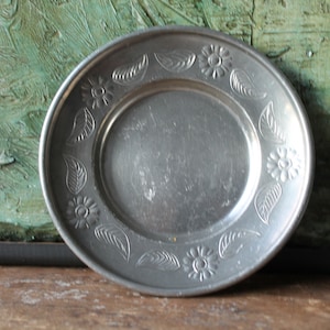 Eik Tinn 60s Norvégien Antique Wall Plate Home Decor