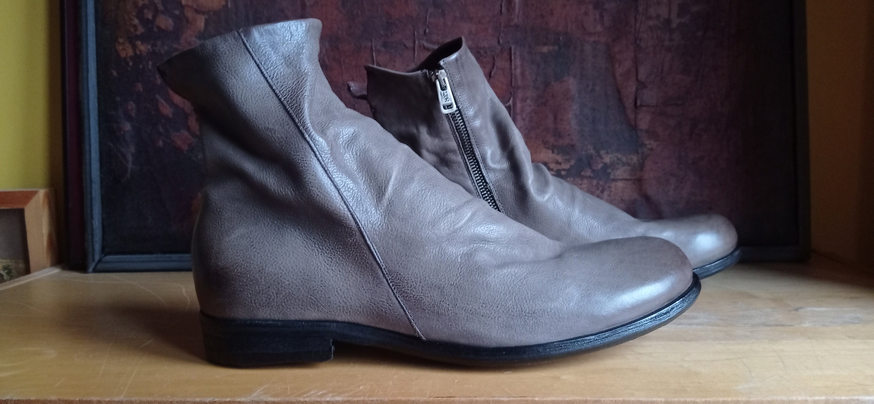 Buy AS 98 Ankle Mens Shoes Fabulous Real Leather Boots EU 44