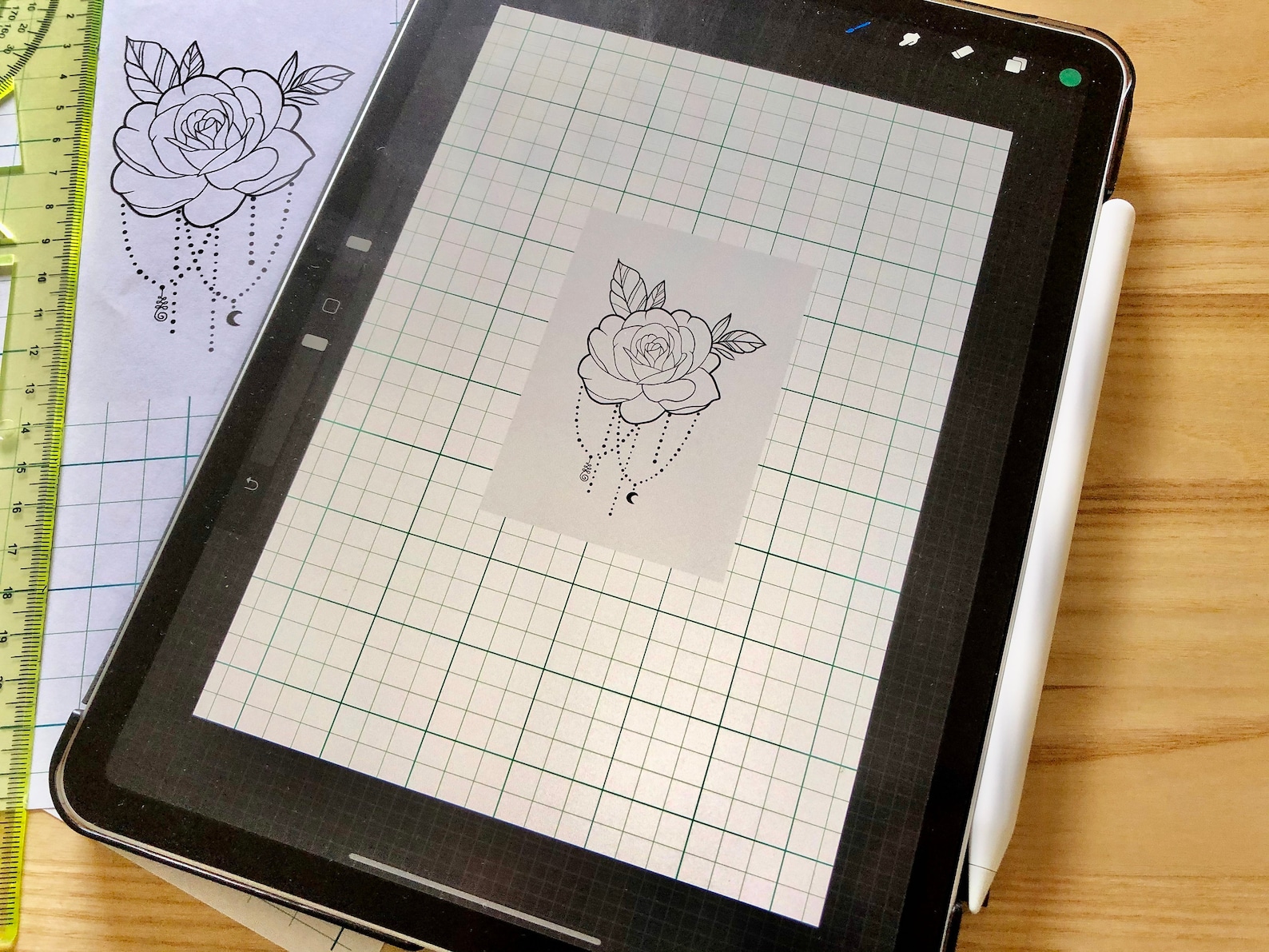 Procreate Grid Template Procreate Grid Template