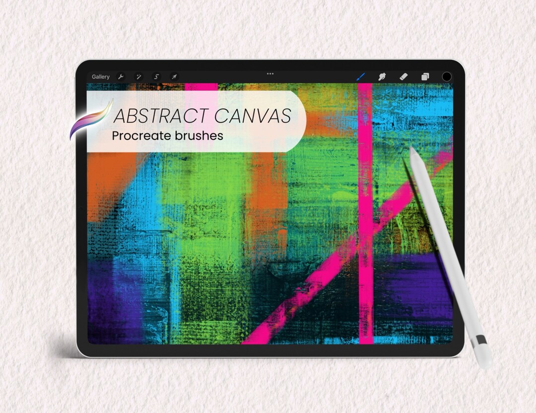 Procreate Abstract Painting Texture Brushes Oil and Acrylic Procreate