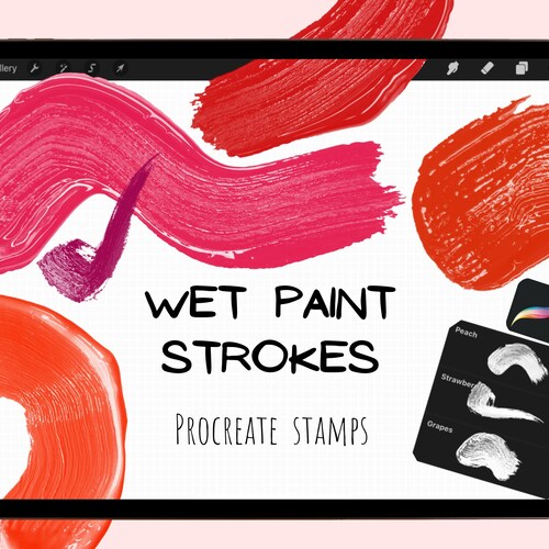 Procreate Brushes / Brush Stroke Stamps for Procreate / Etsy