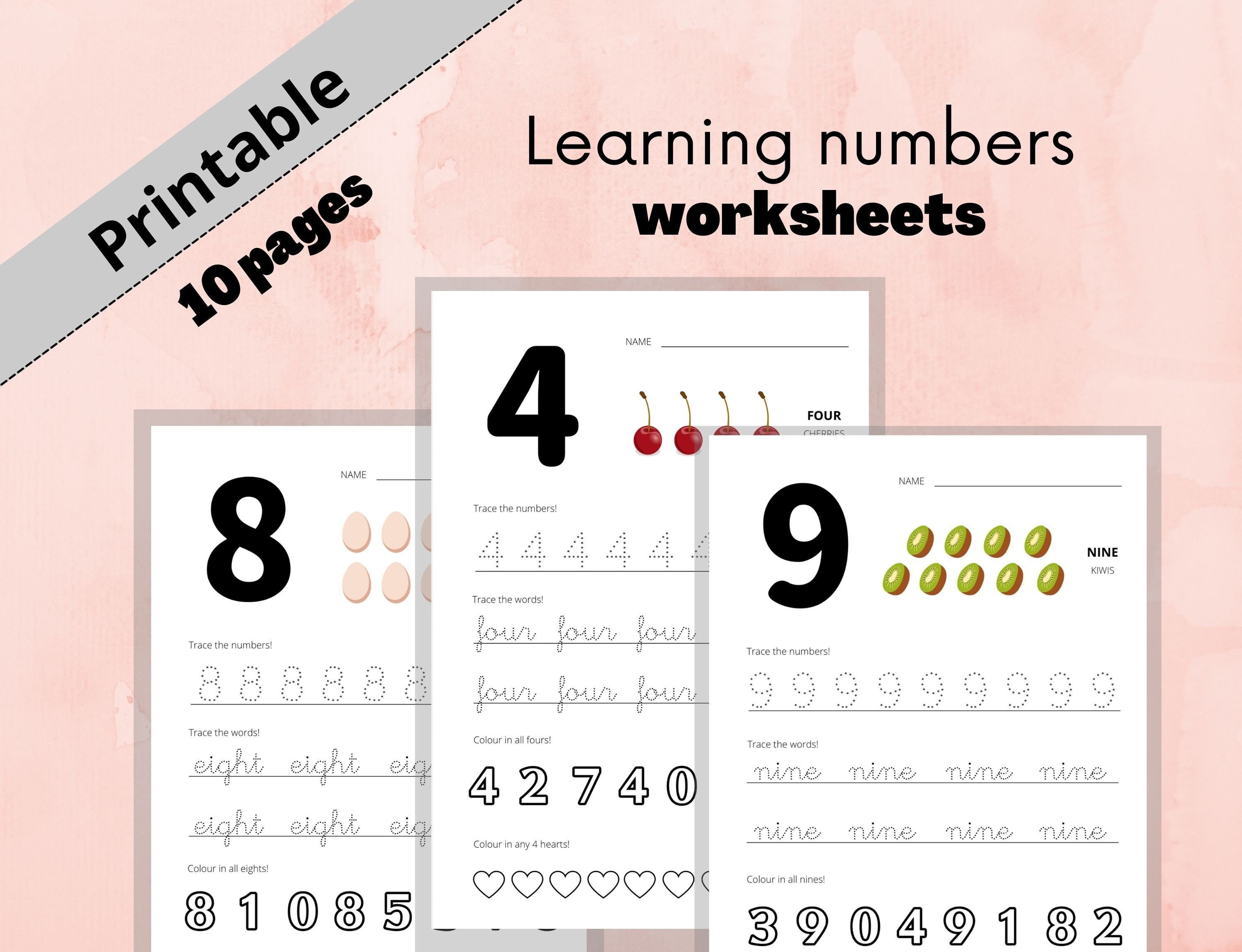 Preschool Curriculum Teacher Worksheet for Children Learning - Etsy