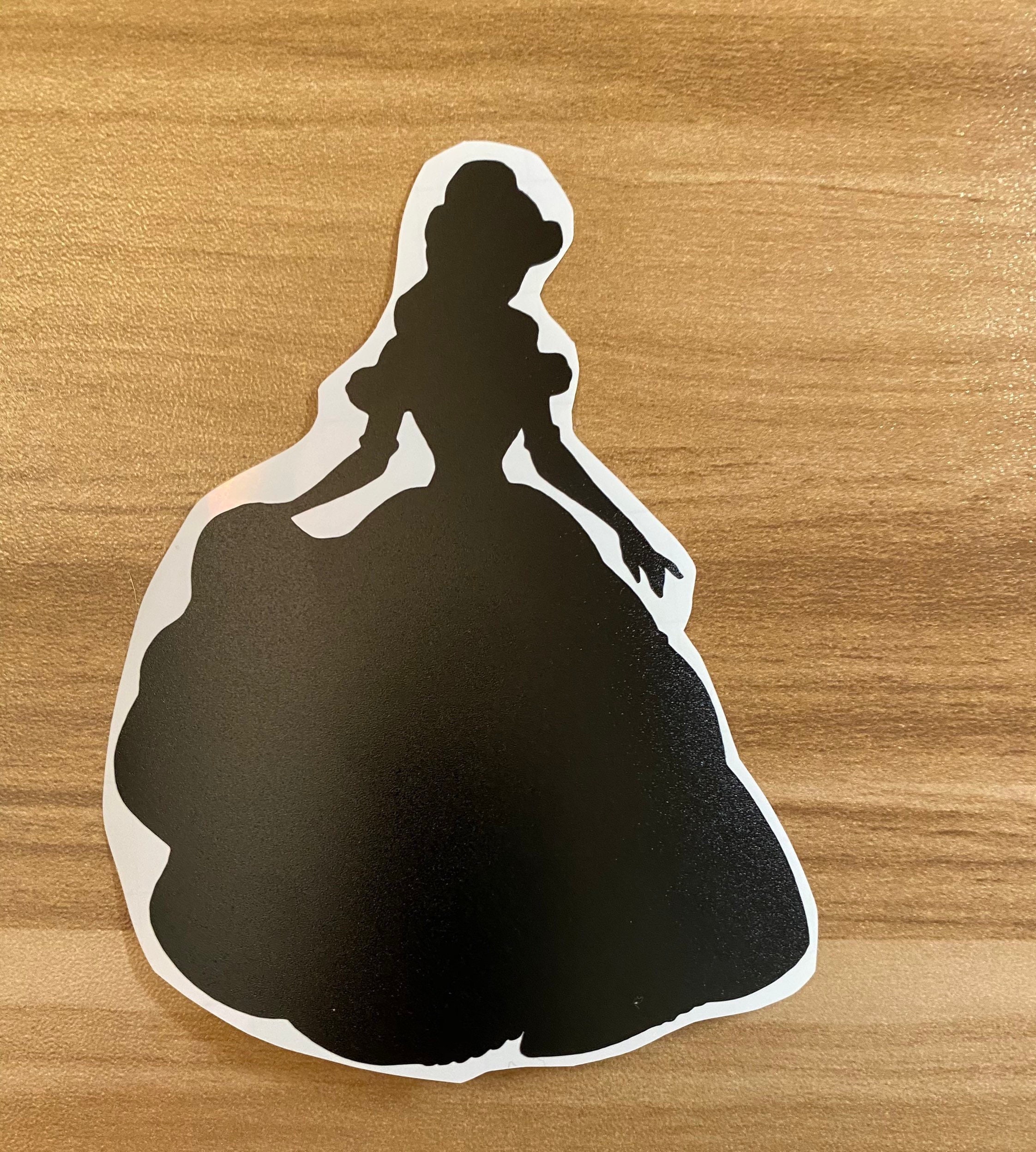 Beauty and the Beast Vinyl Decal Belle Disney Princess Etsy