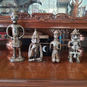 Nordic Gods Set, Allfather Idol, Scandinavian Paganism, Asatru Gods, Viking Gods, Tyr, Odin, Thor, Frey, Altar Statues, DDP image 3