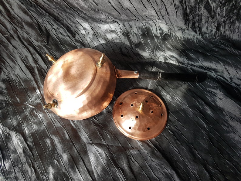 Chubby Copper Incense Burner Coal Burner Home Cleaning Etsy