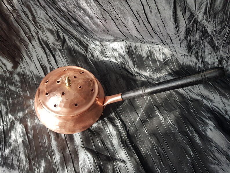 Chubby Copper Incense Burner Coal Burner Home Cleaning Etsy
