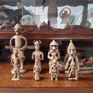 Nordic Gods Set, Allfather Idol, Scandinavian Paganism, Asatru Gods, Viking Gods, Tyr, Odin, Thor, Frey, Altar Statues