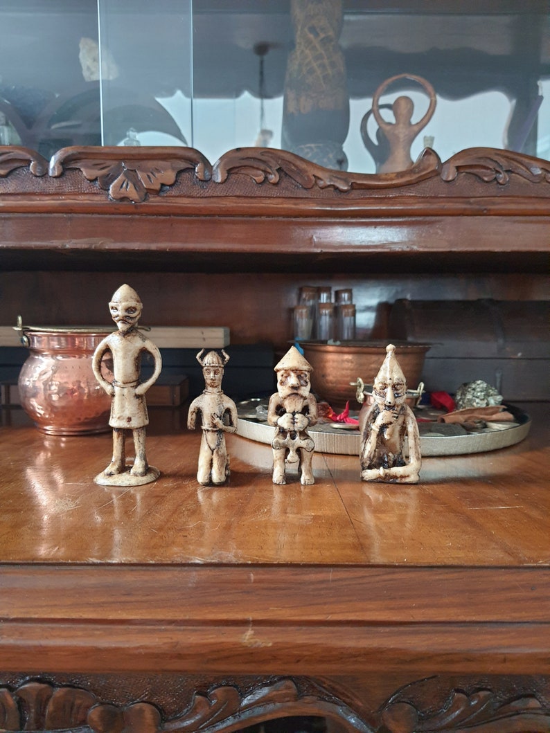 Nordic Gods Set, Allfather Idol, Scandinavian Paganism, Asatru Gods, Viking Gods, Tyr, Odin, Thor, Frey, Altar Statues, DDP image 2