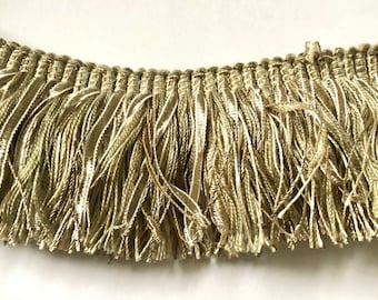 Trim 2 inch Brush Fringe 50 yards roll Suitable for upholstery drapery crafts costumes