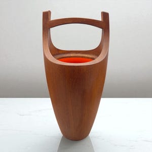 Vintage Teak Congo Ice Bucket Jens Quistgaard for Dansk No Lid