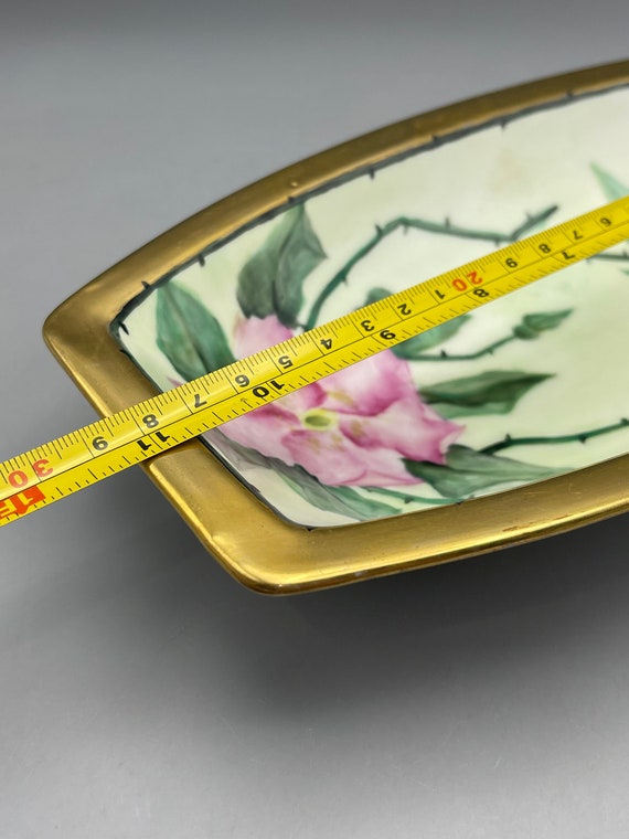 ヴィンテージ ローゼンタール 手描き磁器 ワイルドローズ サービング