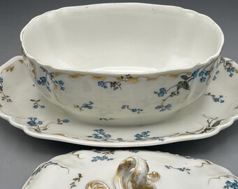  ブルーフラワー カーブ ソース ボート&スタンド Enamel Percolator Coffee Pot 8 Cup - Blue - Stansport