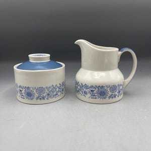 Royal Doulton Cranbourne Creamer Milk Jug and Lidded Sugar Bowl