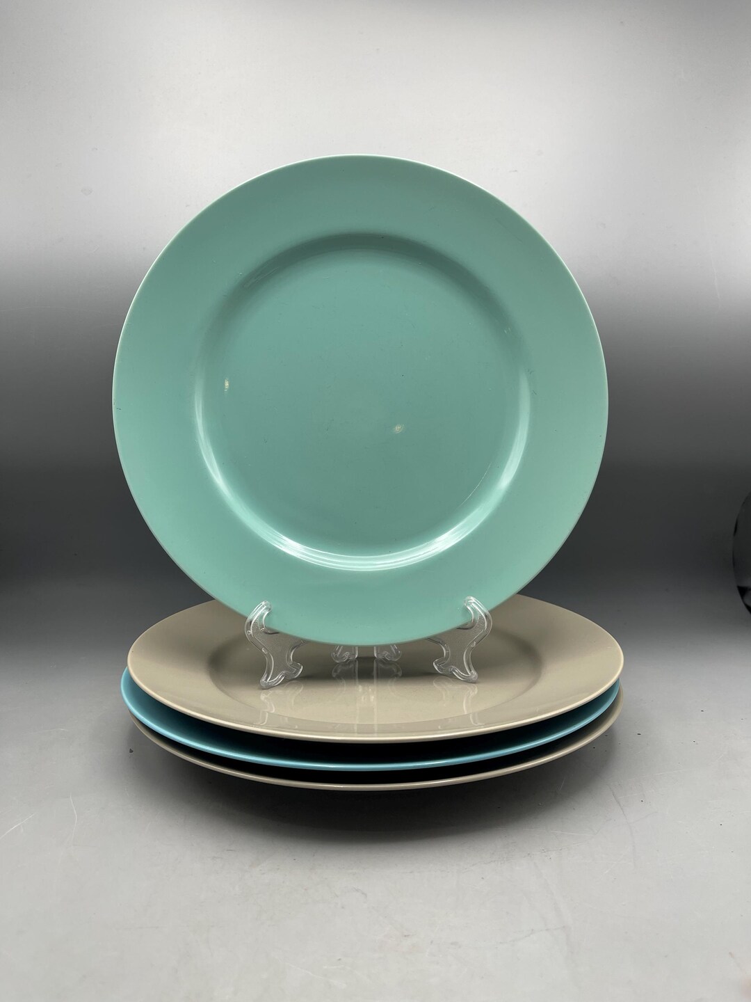 Floyd Color Fitz and Floyd Total Color Spectrum Dinner Plates Set of Four - Etsy