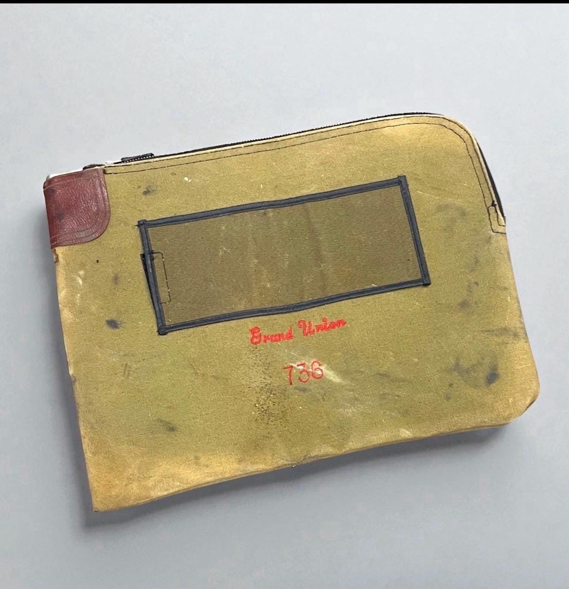 Vintage Bank Deposit Bag - Etsy Canada