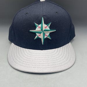 Seattle Mariners New Era 59fifty Diamond Collection Fitted Hat 7 3/8”